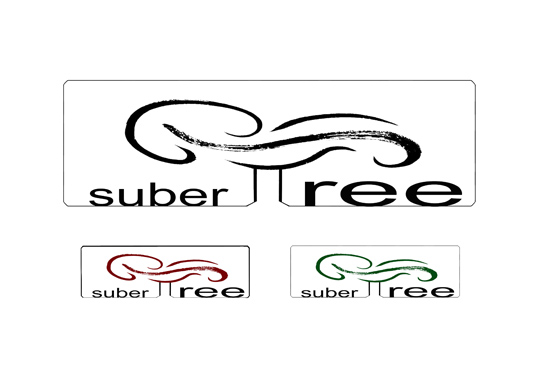 Logotipo SuberTree para la empresa Henjes Inspired by nature en Bremen (Alemania). Año 2008. Ver: www.subertree.com. Empresa de alto diseño de bolsos y complementos para la mujer. Artículos de corcho natural fashion.